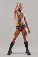 mesh brief REFranco001 black/red - 2XL-2