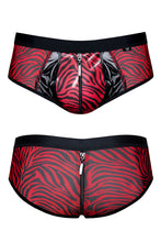 mesh brief REFranco001 black/red - 2XL-4