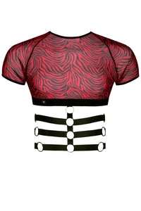 Harness T-Shirt RERodrigo001 black/red - 2XL-4