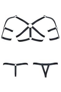 harness SET011 black - XXL/XXXL-8