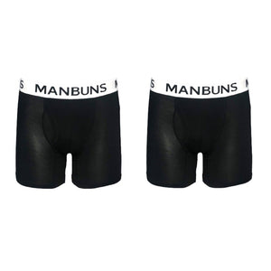 Men's Classic Black Boxer Brief Underwear | 2 Pack-0