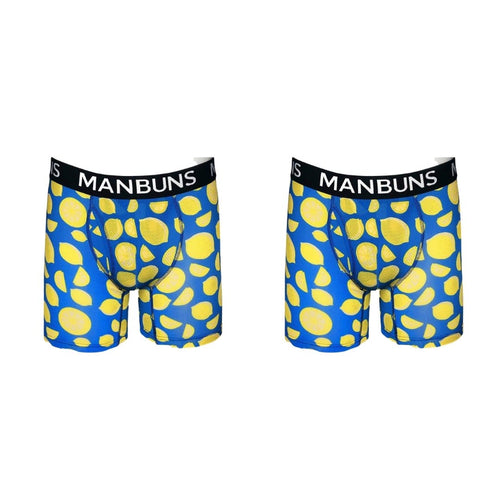 Men's Lemon Boxer Brief Underwear | 2 Pack-0