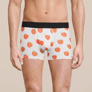 Men's Peach Boxer Trunk Underwear with Pouch-0